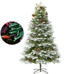 vidaXL - Kerstboom - Groen - 195 x 105 cm