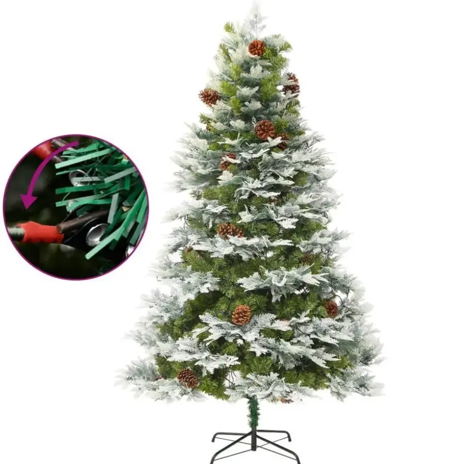 vidaXL - Kerstboom - Groen - 225 x 120 cm