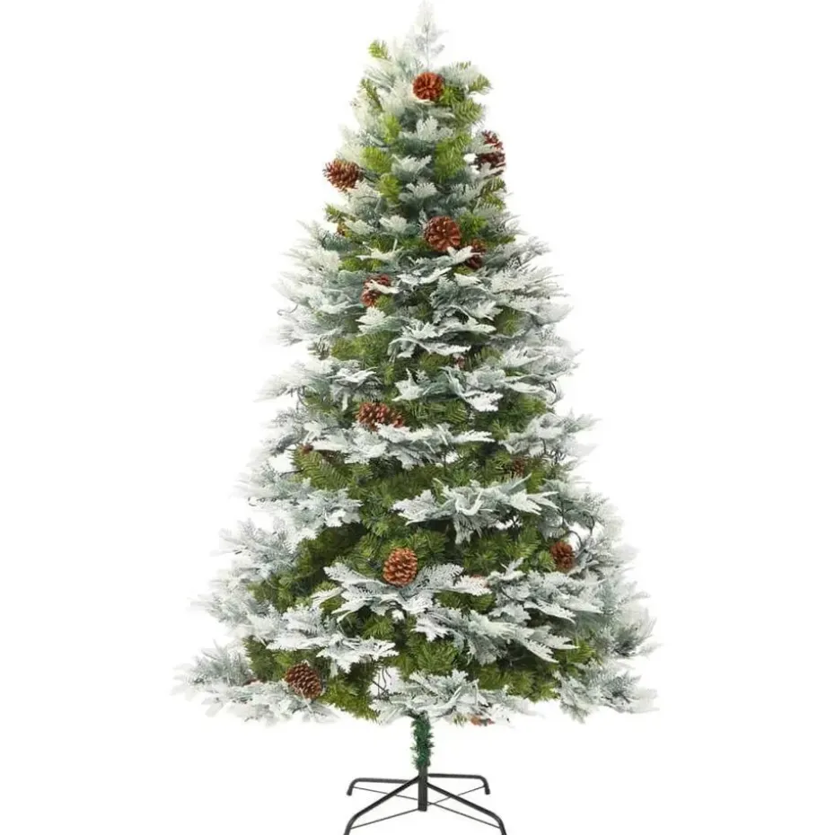vidaXL - Kerstboom - Groen - 225 x 120 cm