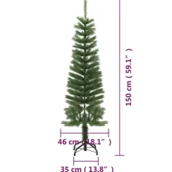 vidaXL - Kerstboom - Groen - 150 x 46 cm