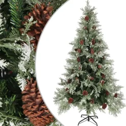 vidaXL - Kerstboom - Groen - 195 x 105 cm