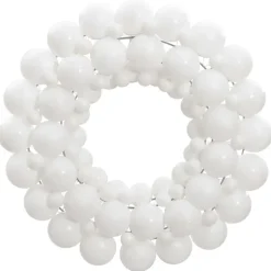 vidaXL - Kerstkrans - Wit - Polystyreen