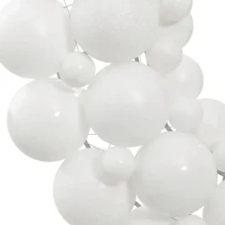 vidaXL - Kerstkrans - Wit - Polystyreen