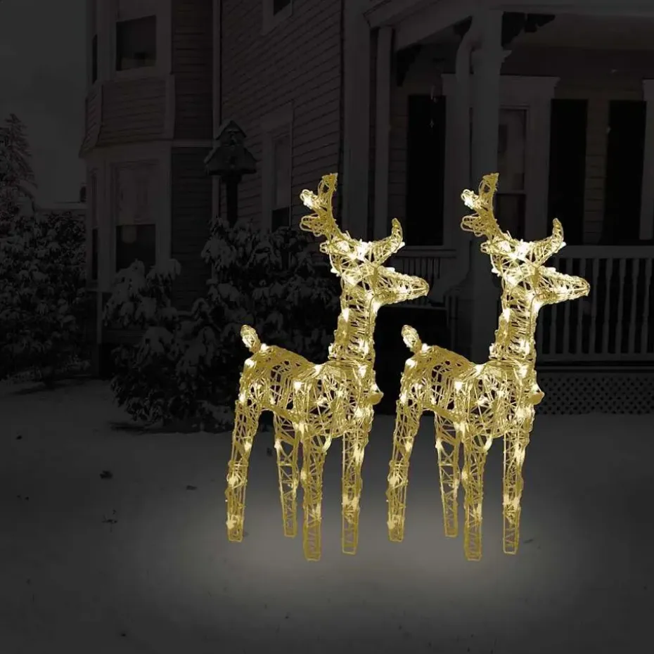 vidaXL - Kerstrendier - Warmwit