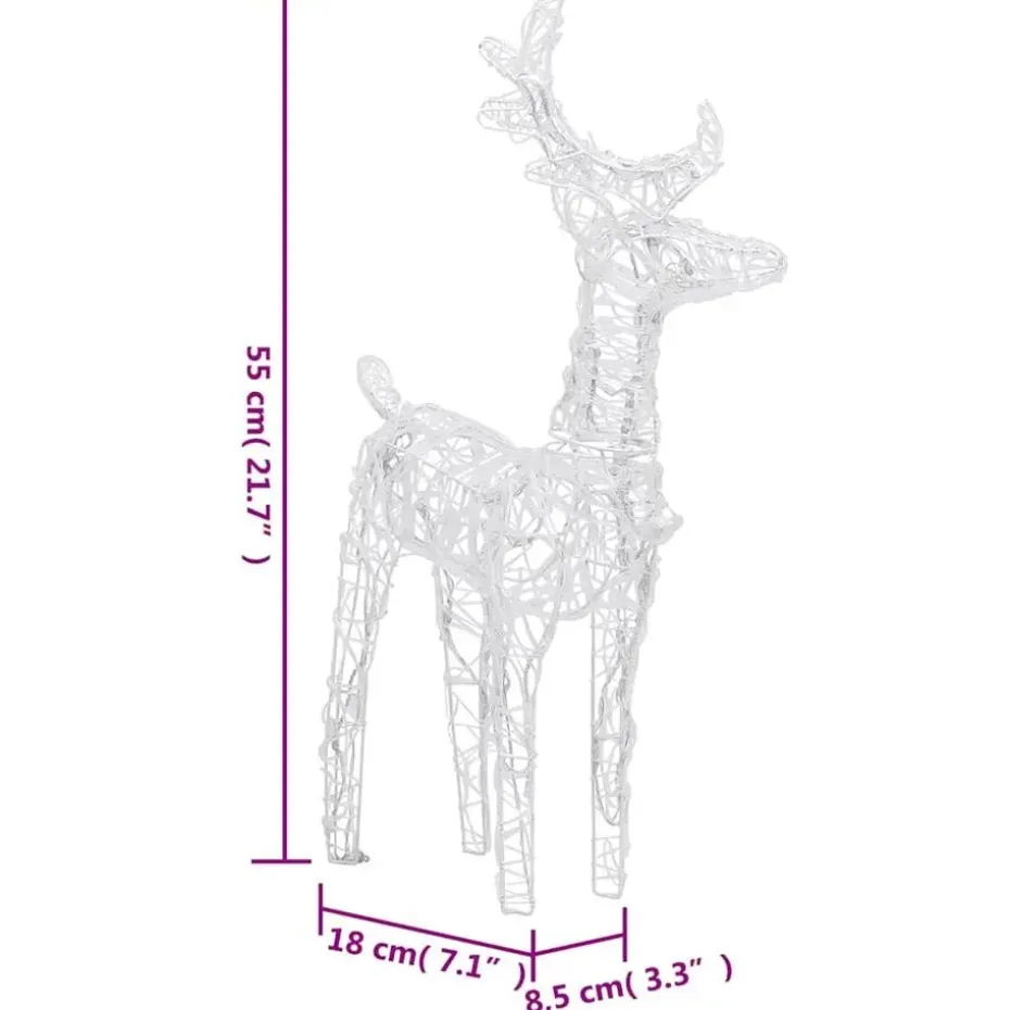 vidaXL - Kerstrendier - Warmwit