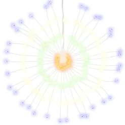 vidaXL - Kerstverlichting - Multicolour - 2 stuks