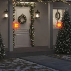 vidaXL - Kerstverlichting - Rood