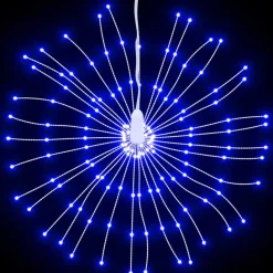 vidaXL - Kerstverlichting - Blue - 8 stuks