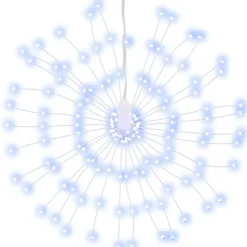 vidaXL - Kerstverlichting - Cold white - 8 stuks