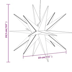 vidaXL - Kerstverlichting - Yellow