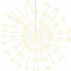 vidaXL - Kerstverlichting - Warm white - 8 stuks