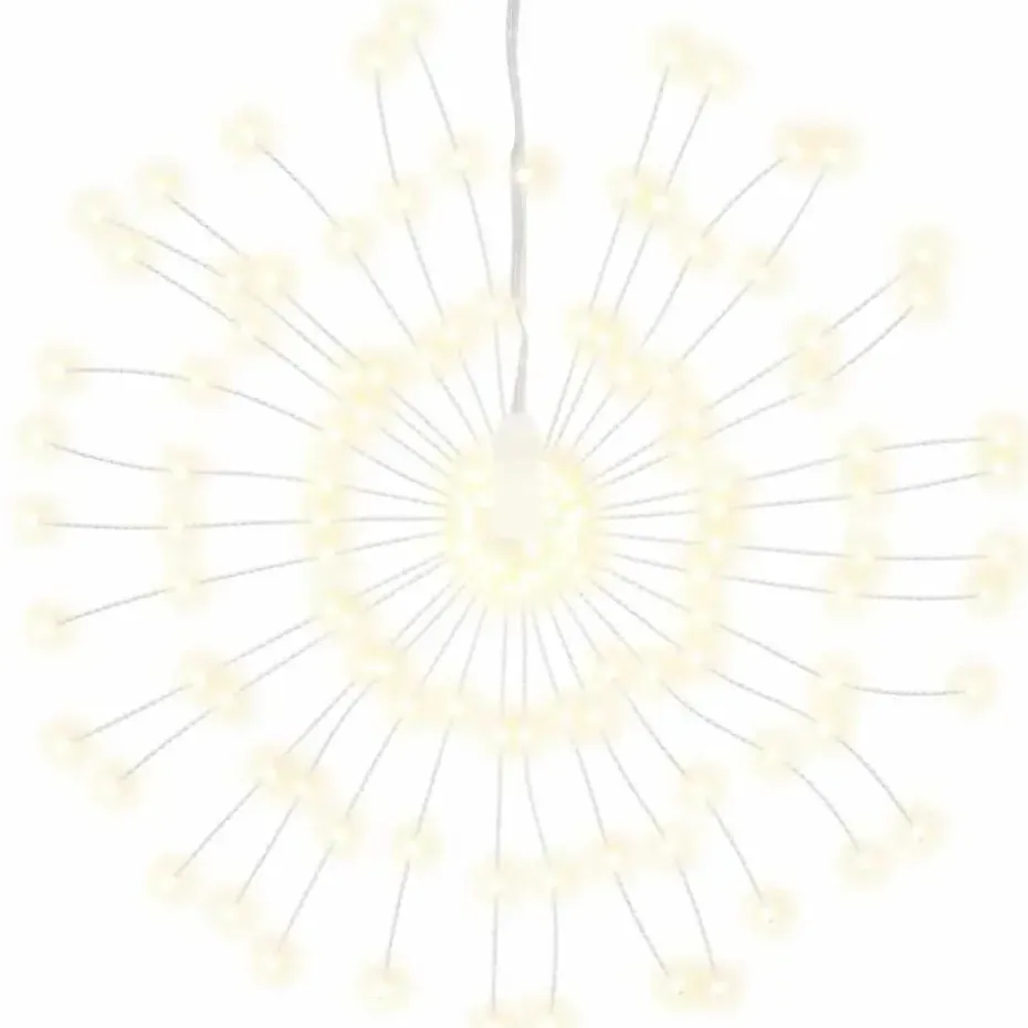 vidaXL - Kerstverlichting - Warmwit - 4 stuks