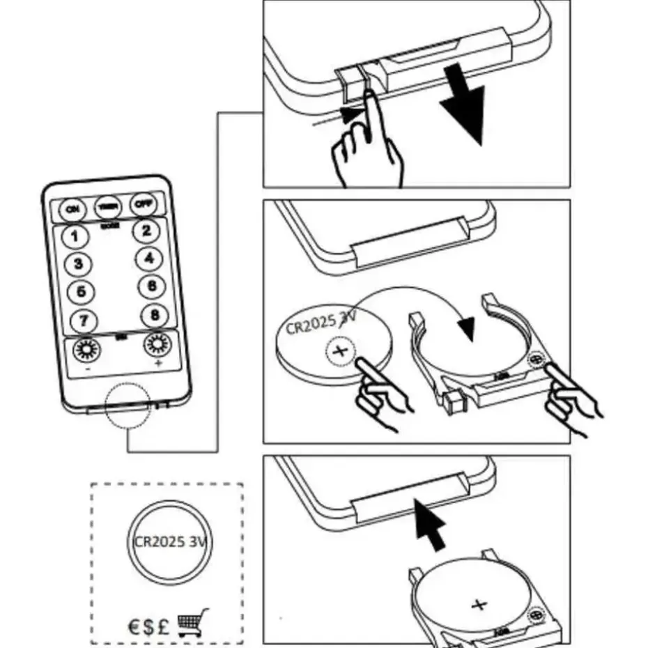vidaXL - Kerstverlichting - Warmwit - 4 stuks