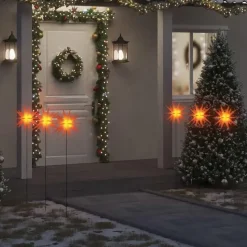 vidaXL - Kerstverlichting - Rood