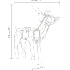 vidaXL - Kerstverlichting - Multikleur