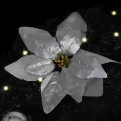 vidaXL - Kerstversiering - Zwart & zilverkleurig