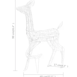 vidaXL - Kerstversiering - Koudwit