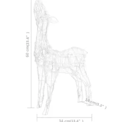vidaXL - Kerstversiering - Koudwit