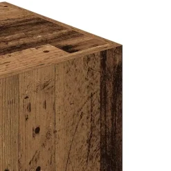 vidaXL - Kledingkast - Bruin - Bewerkt hout