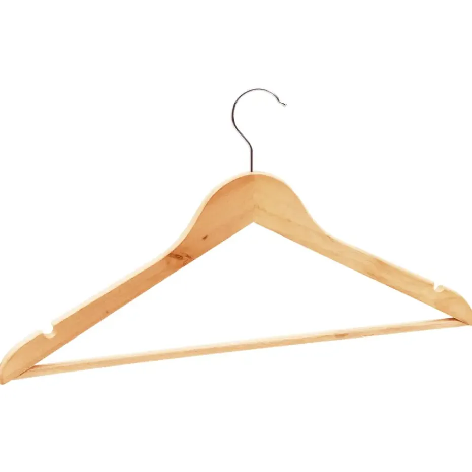 vidaXL - Kleerhanger - Bruin - Hout - 20 stuks