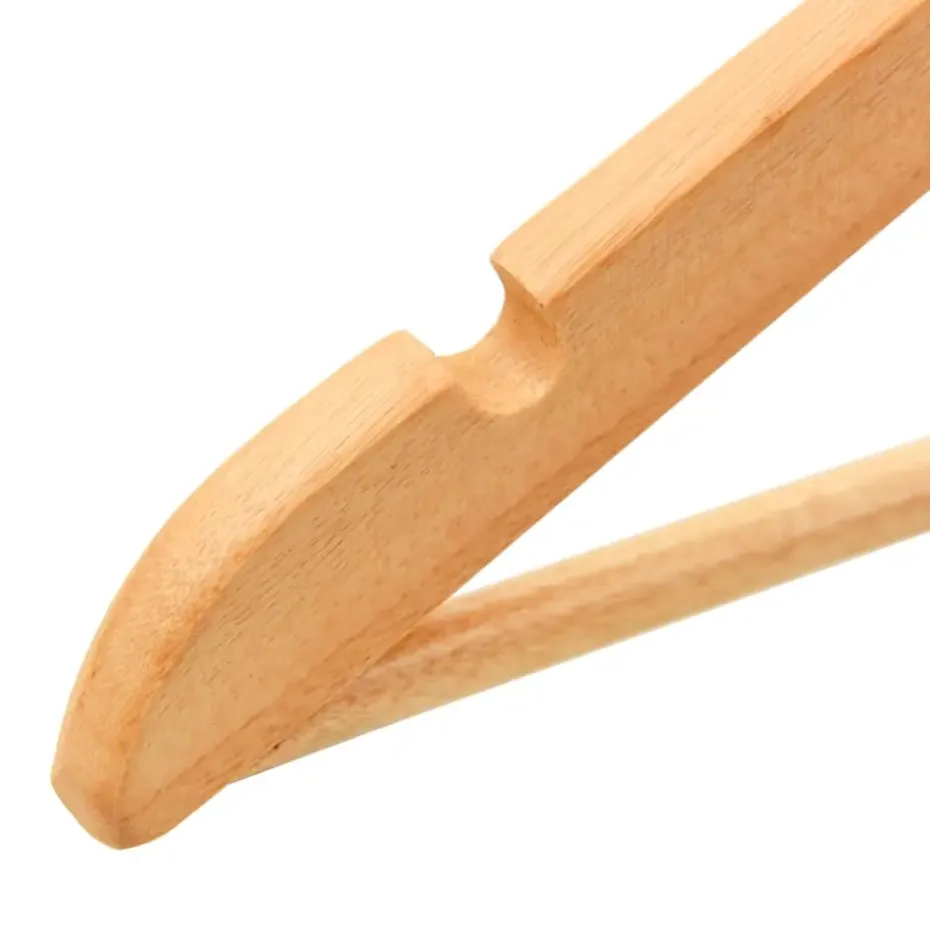 vidaXL - Kleerhanger - Bruin - Hout - 20 stuks