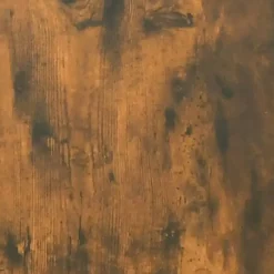 vidaXL - Kolomkast met 2 deuren - Gerookt eiken - Bewerkt hout - 30x30x179 cm