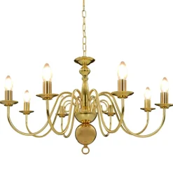 vidaXL - Kroonluchter - Goud - Metaal