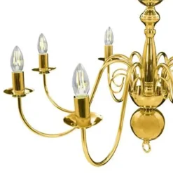 vidaXL - Kroonluchter - Goud - Metaal