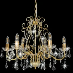 vidaXL - Kroonluchter - Goud - Metaal