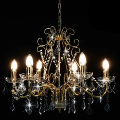 vidaXL - Kroonluchter - Goud - Metaal