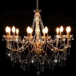 vidaXL - Kroonluchter - Goud - Metaal