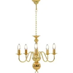 vidaXL - Kroonluchter - Goud - Metaal