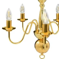 vidaXL - Kroonluchter - Goud - Metaal