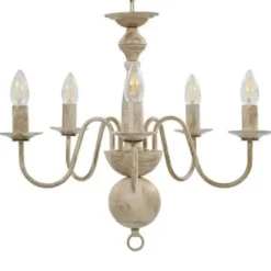 vidaXL - Kroonluchter - Wit - Metaal