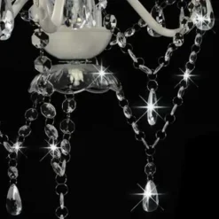 vidaXL - Kroonluchter - Wit - Metaal