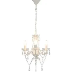 vidaXL - Kroonluchter - Wit - Metaal