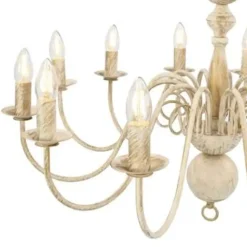 vidaXL - Kroonluchter - Wit - Metaal