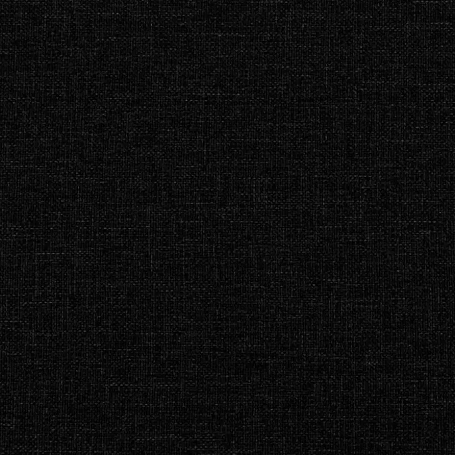 vidaXL - Kruk - Zwart - Stof