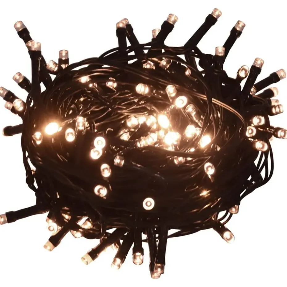 vidaXL - Kunstkerstboom met 150 LED's en sneeuw 150 cm - Groen en wit - PVC