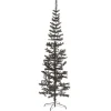 vidaXL - Kunstkerstboom met 486 tips en staal standaard 240 cm - Zwart - PVC