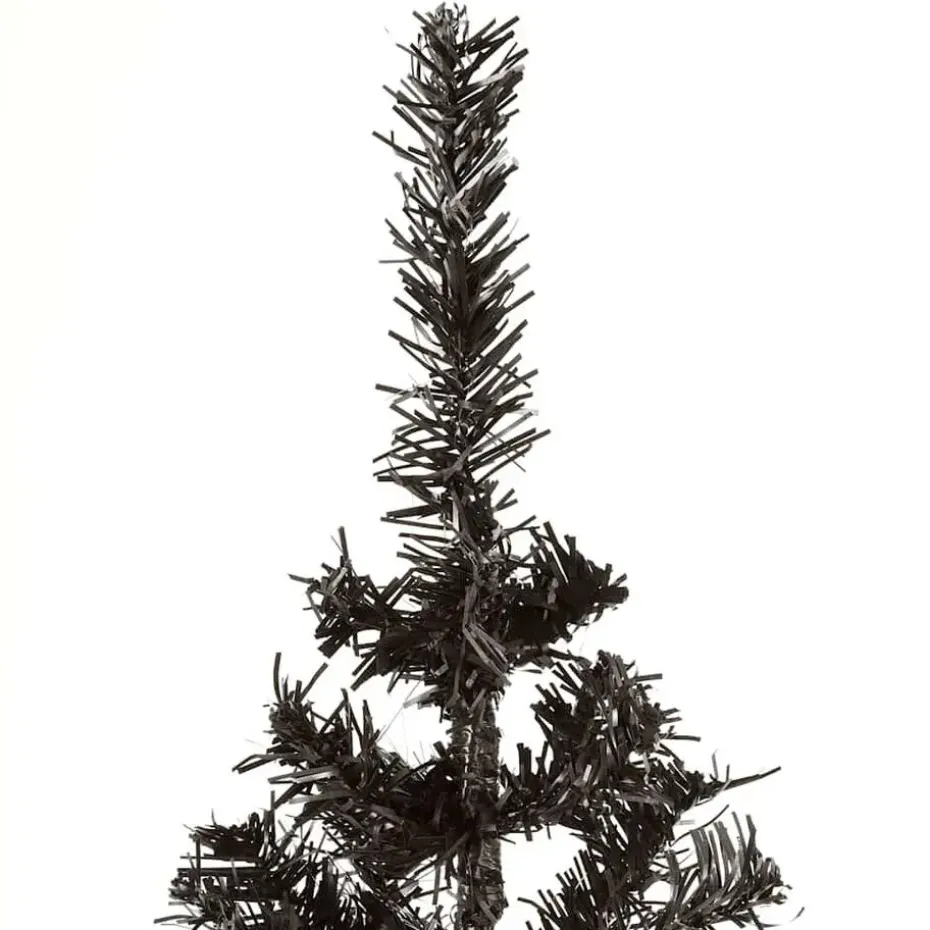 vidaXL - Kunstkerstboom met 265 tips en staal standaard 150 cm - Zwart - PVC
