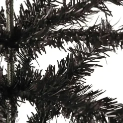 vidaXL - Kunstkerstboom met 265 tips en staal standaard 150 cm - Zwart - PVC