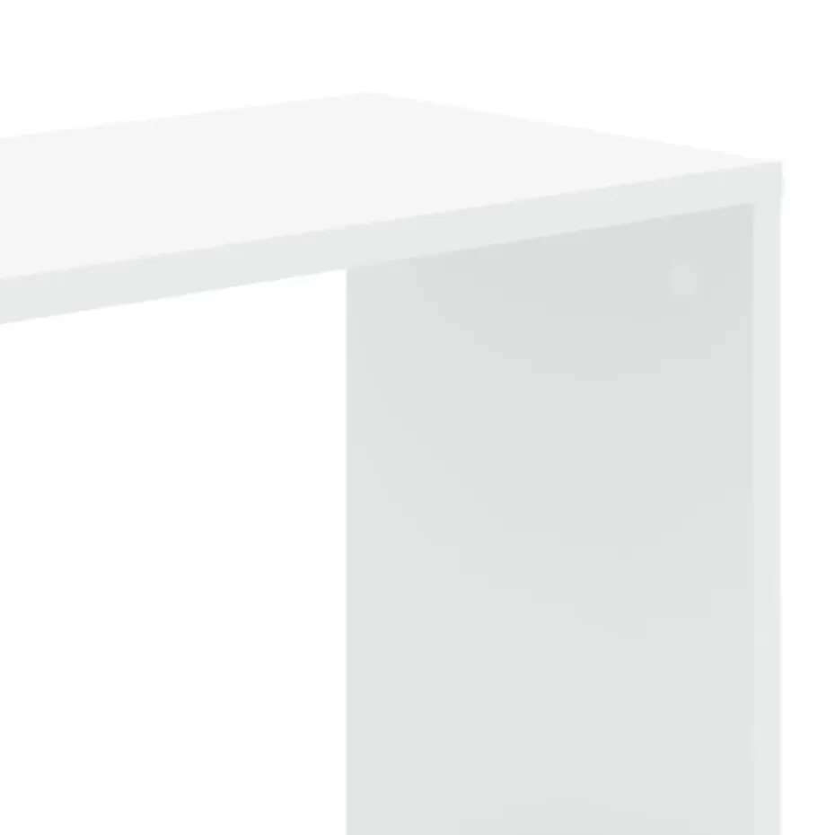 vidaXL - 5-laags Boekenkast - Wit - Bewerkt hout - 80.5x23.5x162.5 cm