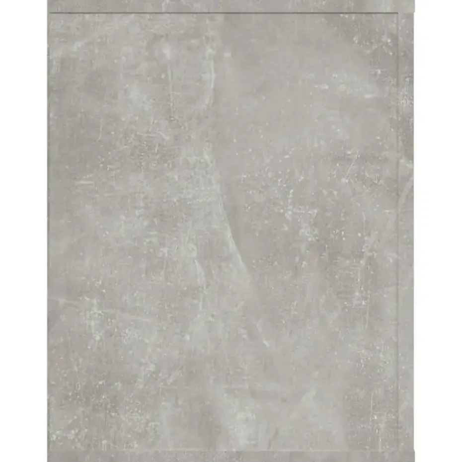 vidaXL - 2-laags Schoenenkast 6 paar - Betongrijs - Bewerkt hout - 75x35x45 cm