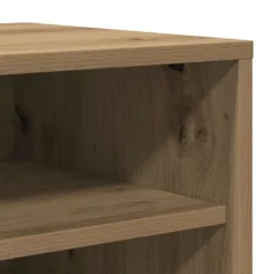 vidaXL - 5-laags Schoenenkast 10 paar - Artisana eiken - 60x35x70 cm