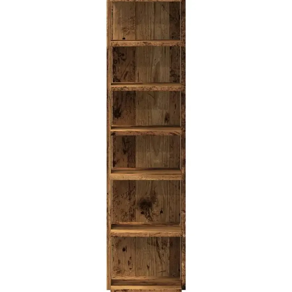 vidaXL - 6-laags Schoenenkast 6 paar - Oud hout - 28x27x102 cm