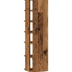 vidaXL - 6-laags Schoenenkast 6 paar - Oud hout - 28x27x102 cm