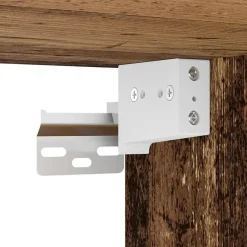 vidaXL - 5-laags Schoenenkast 10 paar - Oud hout - 60x35x70 cm