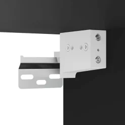 vidaXL - 5-laags Wandschoenenkast 5 paar - Zwart - Bewerkt hout - 31.5x35x70 cm