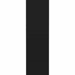 vidaXL - 2-laags Wandshoenenkast 4 paar - Zwart - Bewerkt hout - 60x18x60 cm